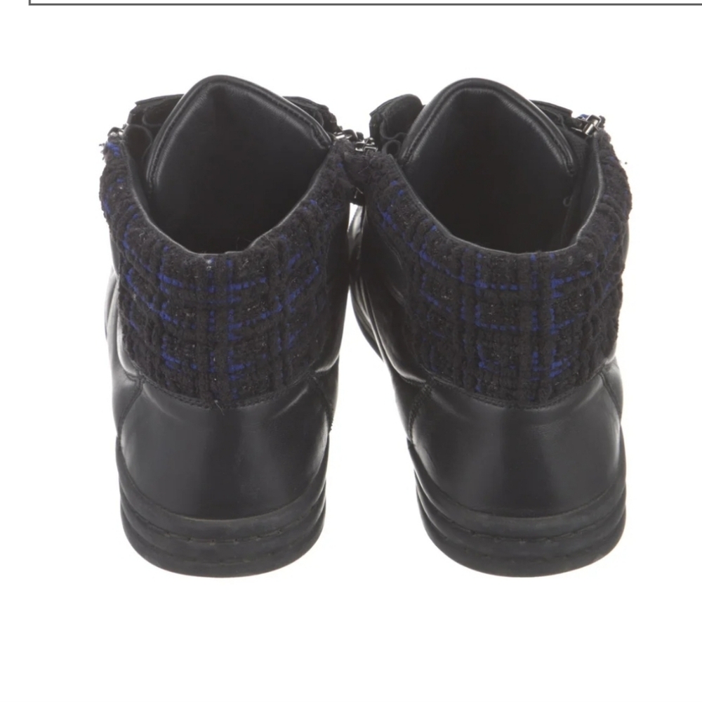 Chanel Authentic Interlocking Cc Logo Sneakers Wo… - image 3